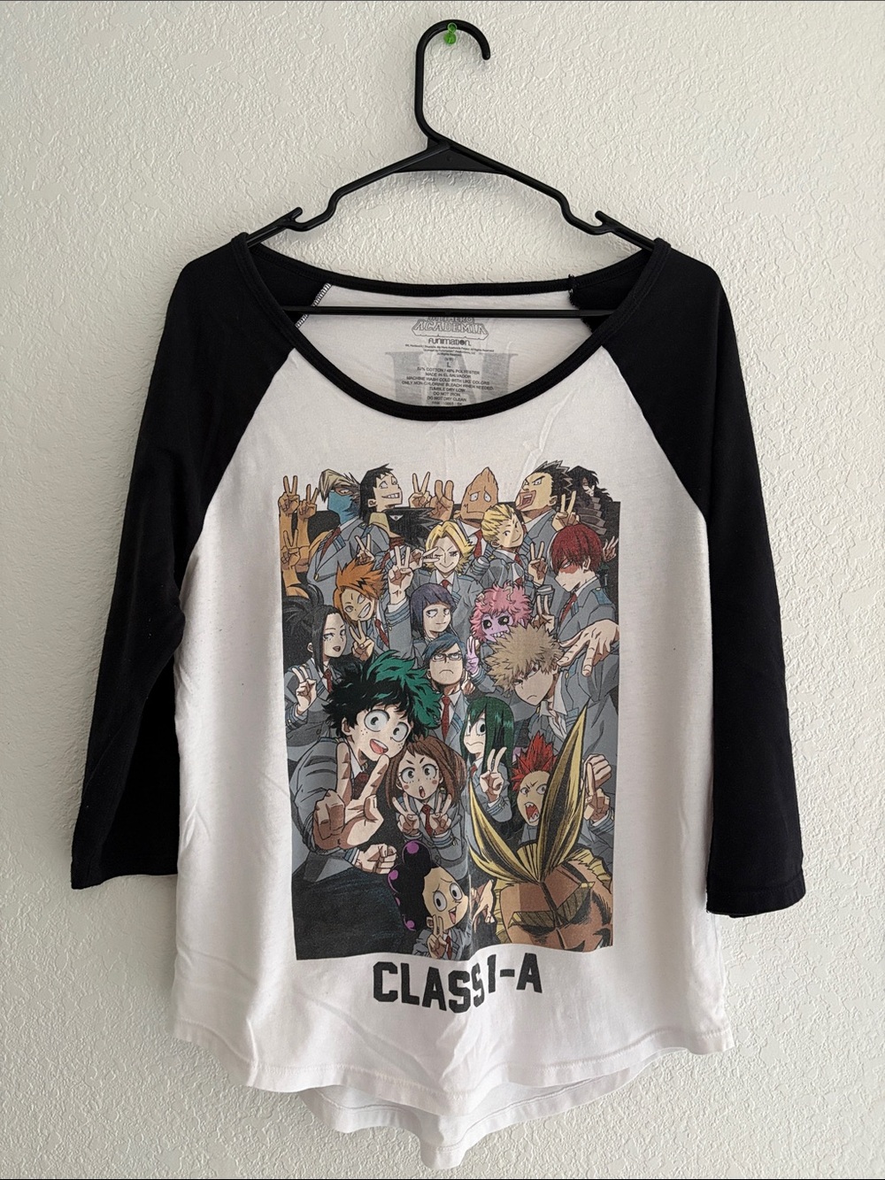 My Hero Academia Baseball Tee